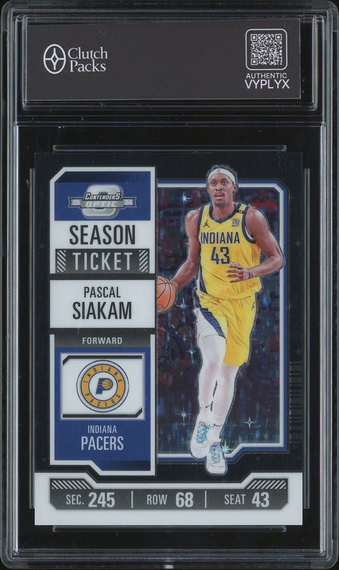 2023-24 Panini Contenders Optic Season Ticket Pascal Siakam #88 /3