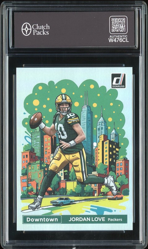 2024 Donruss Football Downtown Jordan Love #5 
