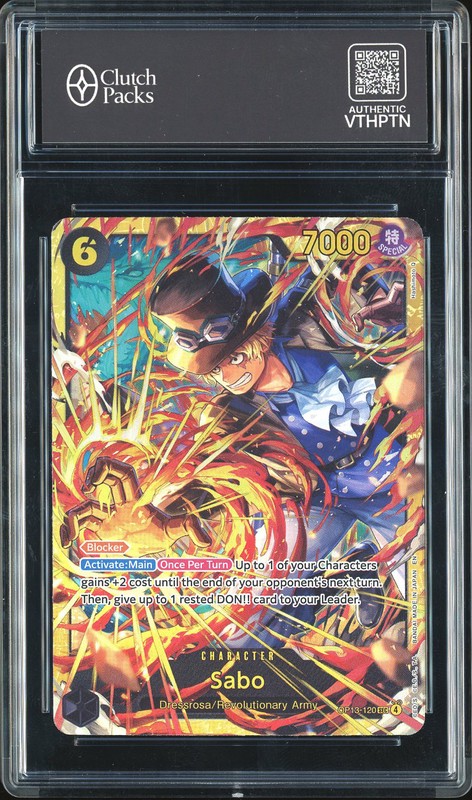 One Piece Sabo #OP13-120 Carrying On His Will SEC