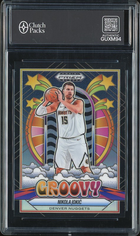 2024-25 Panini Prizm Black Groovy Nikola Jokić #7