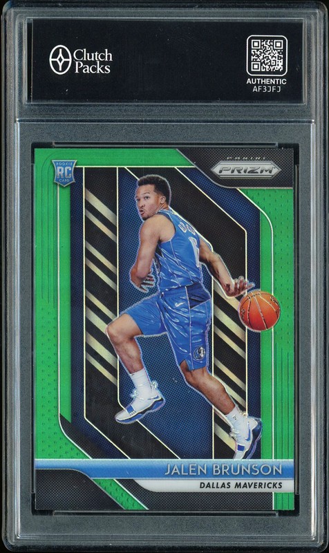 2018 Panini Prizm Jalen Brunson #250 Green