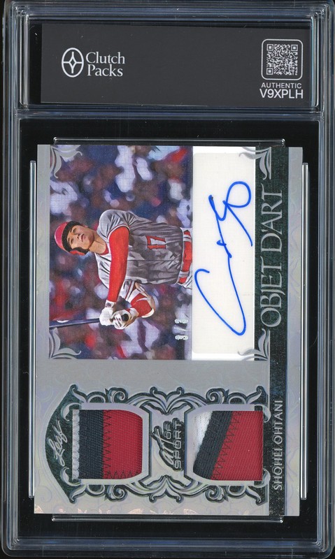 2023 Leaf Art of Sport Objet D'Art Shohei Ohtani #OD-SO1 Autograph /3