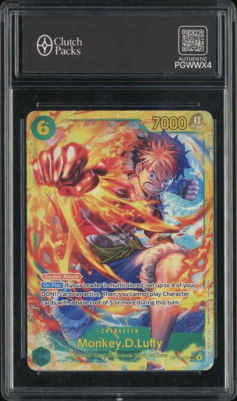 One Piece Monkey.D.Luffy #OP13-118 Carrying on His Will SEC