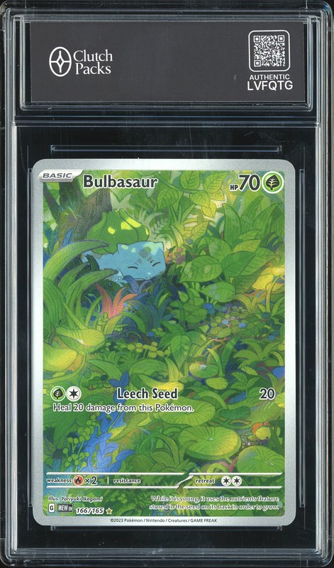 2023 Pokémon 151 Illustration Rare Bulbasaur #166/165