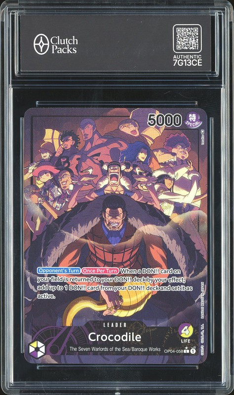 One Piece Crocodile #OP04-058 Kingdoms of Intrigue