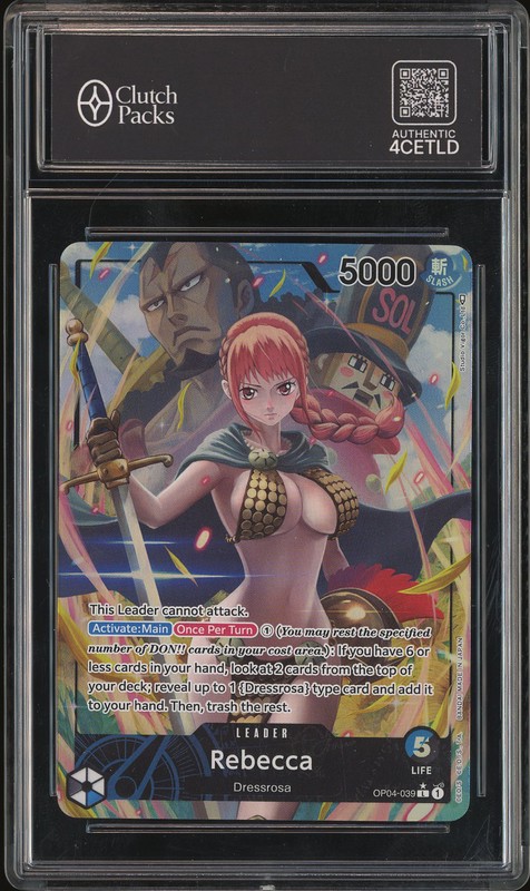 One Piece Rebecca #OP04-039 Kingdoms of Intrigue Alternate Art