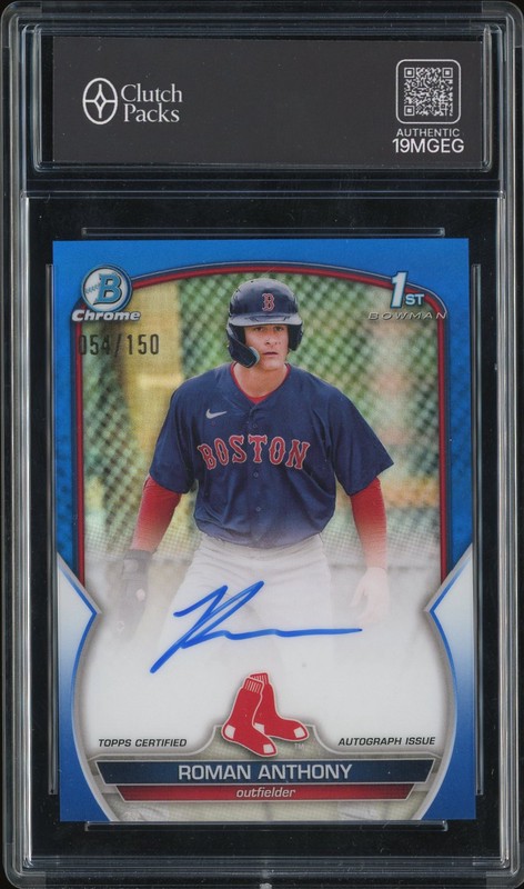 2023 Bowman Chrome Roman Anthony #CPA-RA Autograph /150 