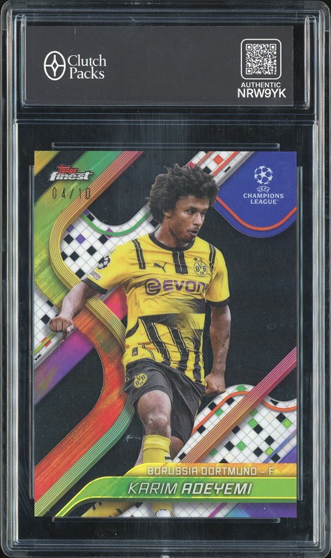 2025 Topps Finest Karim Adeyemi #22 Black /10