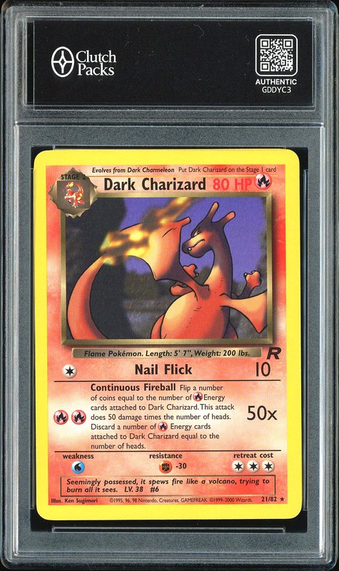 2000 Team Rocket Dark Charizard #21