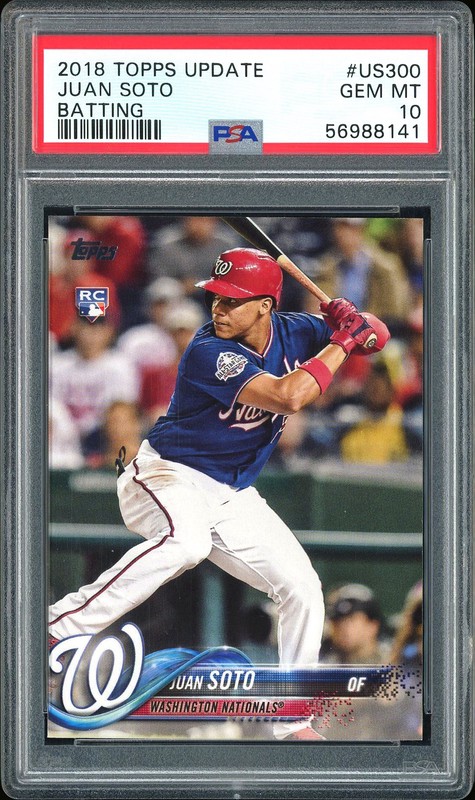 2018 Topps Update Juan Soto #US300 PSA 10