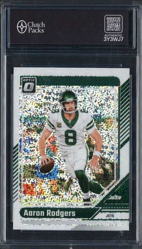 2024 Donruss Optic Aaron Rodgers #152 White Sparkle