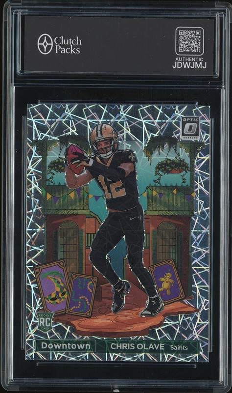 2022 Panini Donruss Optic Downtown Chris Olave #DT-CO Prizm