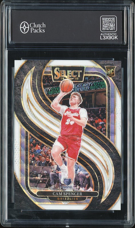 2024-25 Panini Select Premier Level Cam Spencer #189 White Wave /99