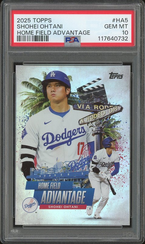 2025 Topps Home Field Advantage Shohei Ohtani #HA5 PSA 10