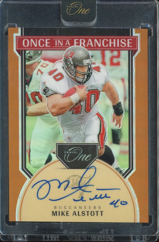 2024 Panini One Mike Alstott #343 Once in a Franchise /20