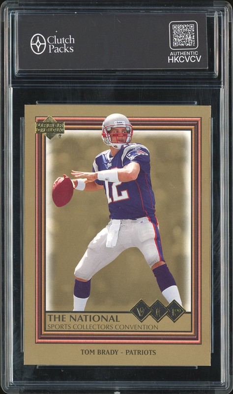 2006 Upper Deck The National Sports Collectors Convention VIP Tom Brady #NFL-3