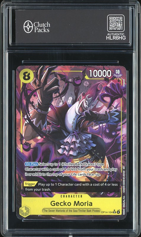 One Piece Gecko Moria #OP14-104 The Azure Sea's Seven SR