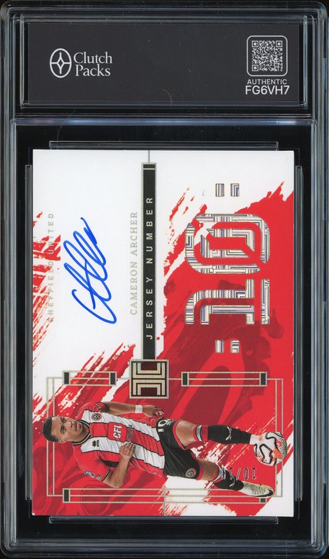 2023-24 Panini Impeccable Premier League Cameron Archer #JN-CA Autograph /10