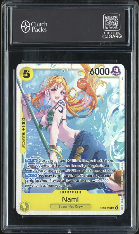 One Piece Nami #EB03-053 Extra Booster Heroines Edition SR