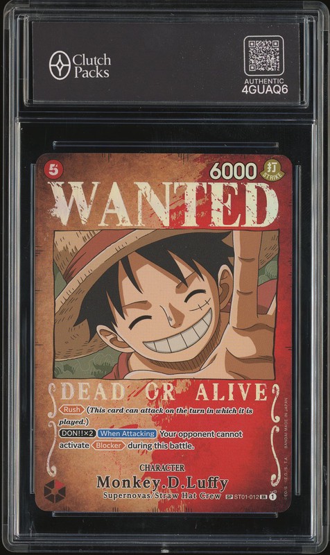 One Piece Monkey D. Luffy #ST01-012 Starter Deck Straw Hat Crew SP