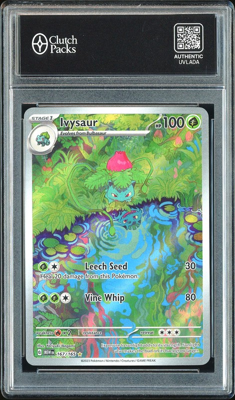 2023 Pokemon Ivysaur #167/165 Illustration Rare