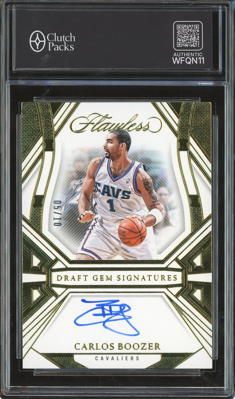 2023-24 Panini Flawless Draft Gem Signatures Carlos Boozer #DGS-CBZ /10