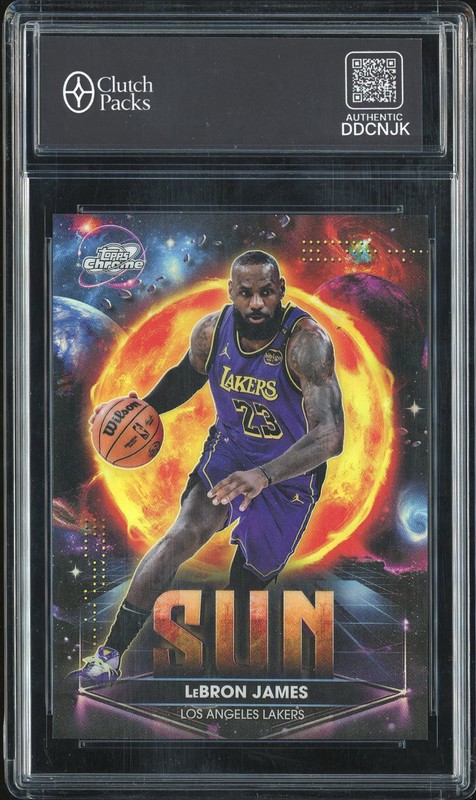 2026 Topps Chrome Planetary Pursuit Sun LeBron James #PPS-2