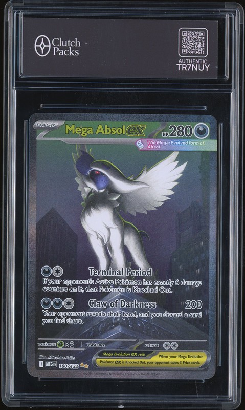 2015 Pokemon XY BREAKpoint Mega Absol EX #180/132 Full Art