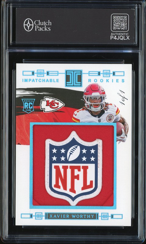 2024 Panini Impeccable Xavier Worthy #IR-XWY Impeccable Rookies 1/1