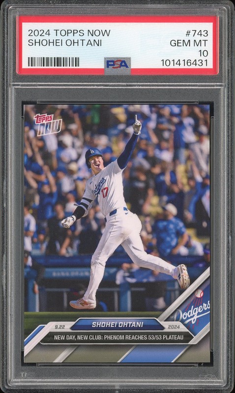 2024 Topps Now Shohei Ohtani #743 PSA 10
