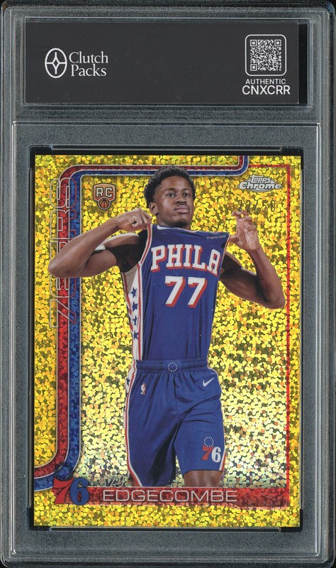 2025 Topps Chrome VJ Edgecombe #253 Gold Variation /50