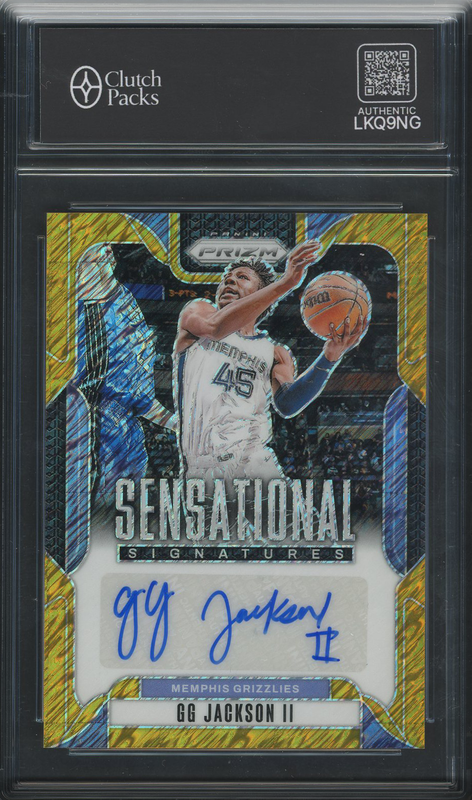 2024-25 Panini Prizm Sensational Signatures GG Jackson II #SS-GGJ Gold Shimmer Prizm /10