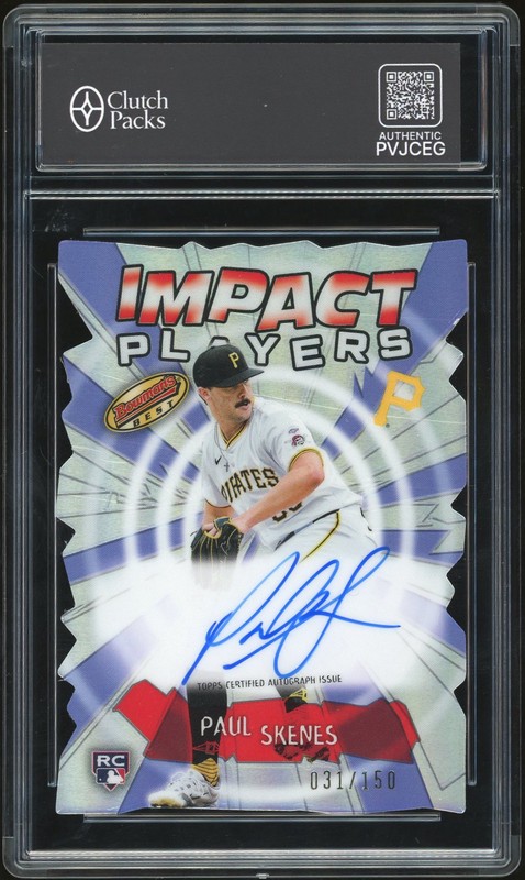 2024 Bowman's Best Impact Players Autographs Paul Skenes #IPA-PS Autograph /150