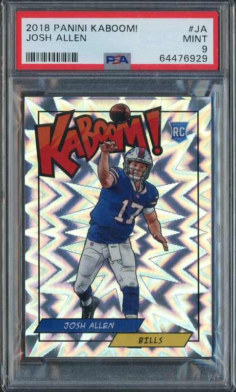 2018 Panini Kaboom! Josh Allen #K-JA PSA 9