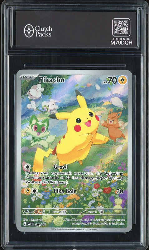 2024 Pokemon Scarlet Violet Promo Pikachu #088