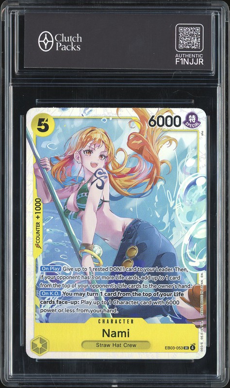 One Piece Nami #EB03-053 Extra Booster Heroines Edition SR