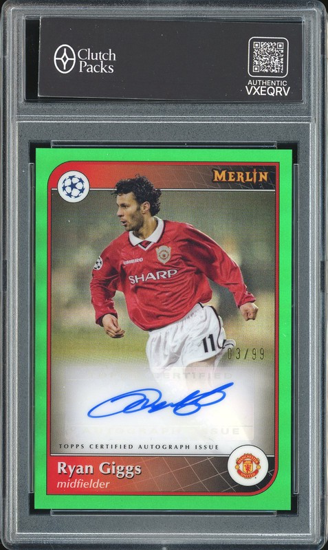 2024-25 Topps Merlin Ryan Giggs #AU-GG Green /99