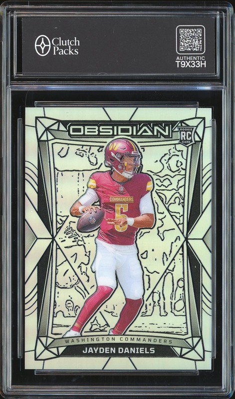 2024 Panini Obsidian Jayden Daniels #194 Silver /75