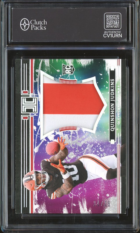 2025 Panini Impeccable Quinshon Judkins #RCL-QJS Patch /25