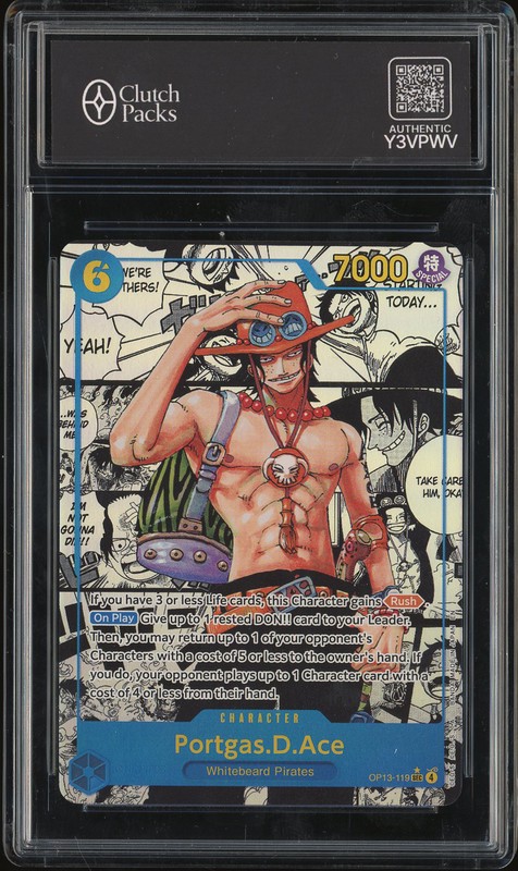 One Piece Portgas D. Ace #OP13-119 Carrying On His Will Manga 