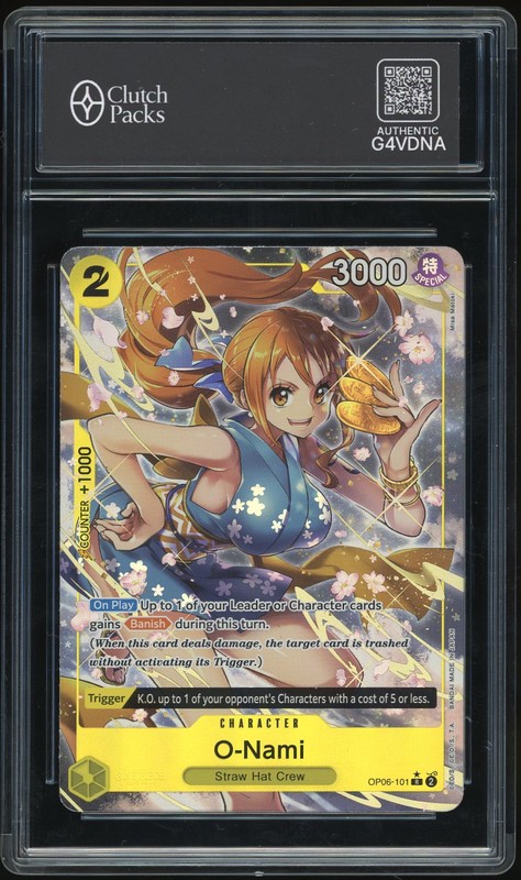One Piece O-Nami #OP06-101 Wings of the Captain Alternate Art