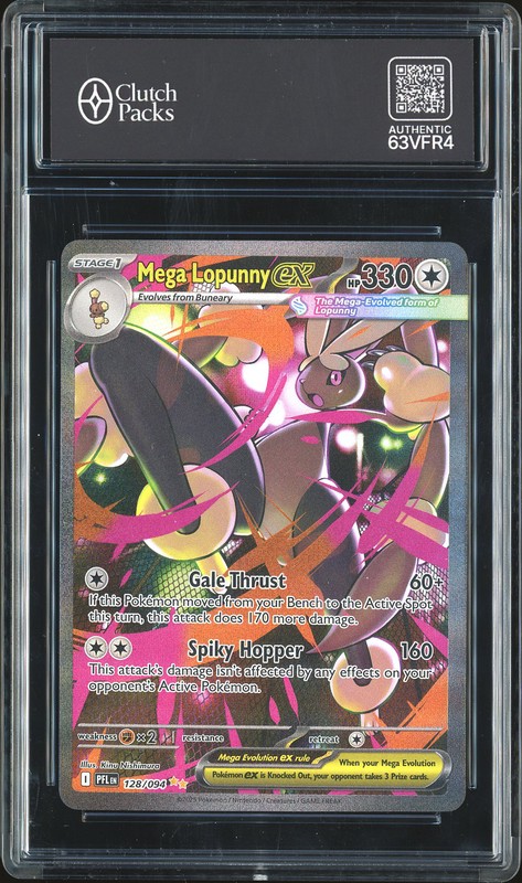 2016 Pokemon XY BREAKpoint Mega Lopunny EX #128/094 Full Art