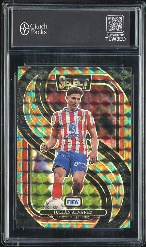 2024-25 Panini Select FIFA Soccer Julian Alvarez #111 Tessellation /15
