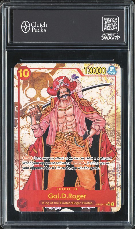 One Piece Gol.D.Roger #OP09-118 Emperors in the New World Secret Rare