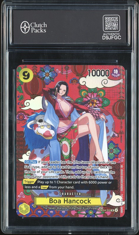 One Piece Boa Hancock #OP14-112 The Azure Sea's Seven SR SP