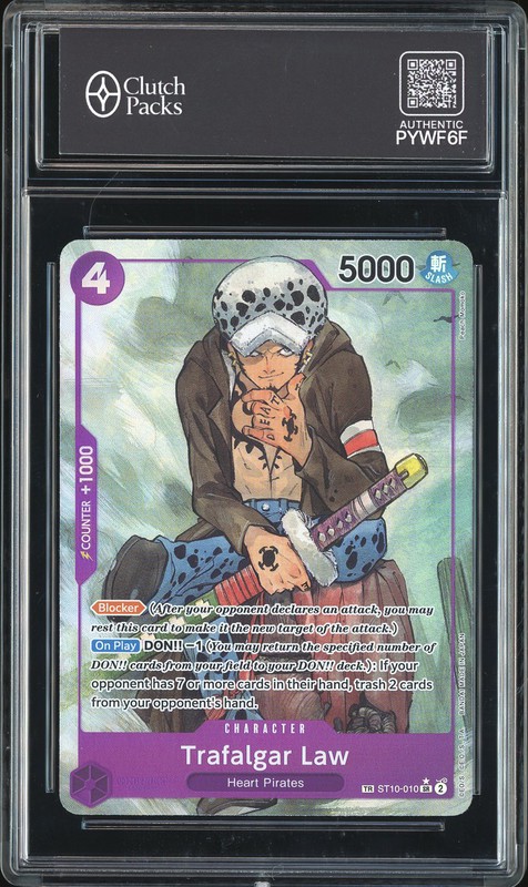 One Piece Trafalgar Law #ST10-010 The Three Captains Treasure Rare