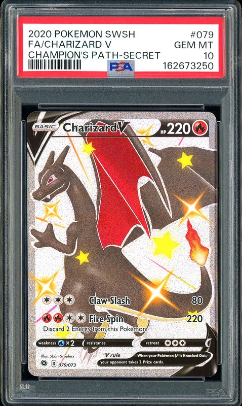 Champion's Path Secret Charizard V #079
