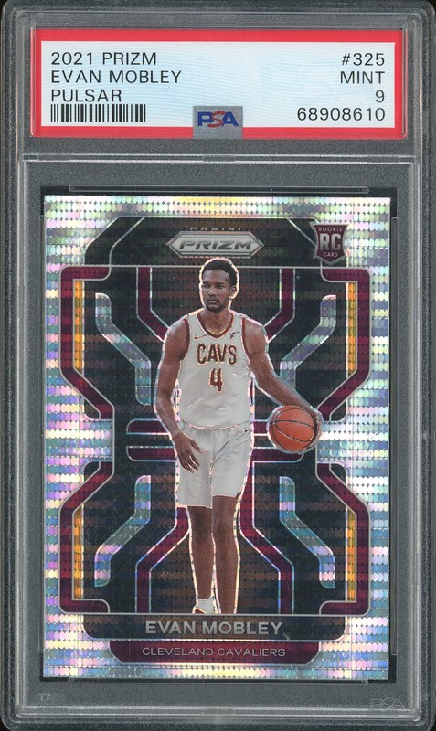 2021 Panini Prizm Evan Mobley #325 Pulsar PSA 9
