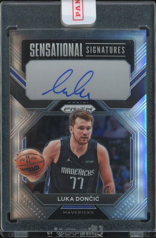 2022-23 Panini Prizm Sensational Signatures Luka Dončić #SS-LD 