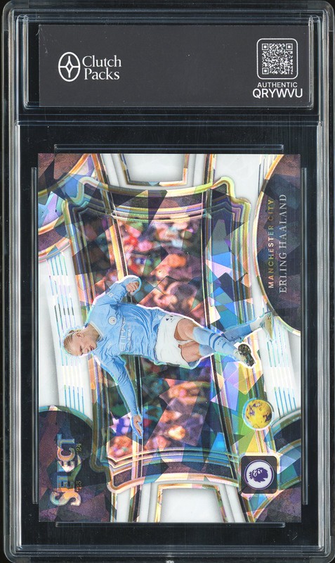2023-24 Panini Select Premier League Field Level Erling Haaland #242 White Ice /85